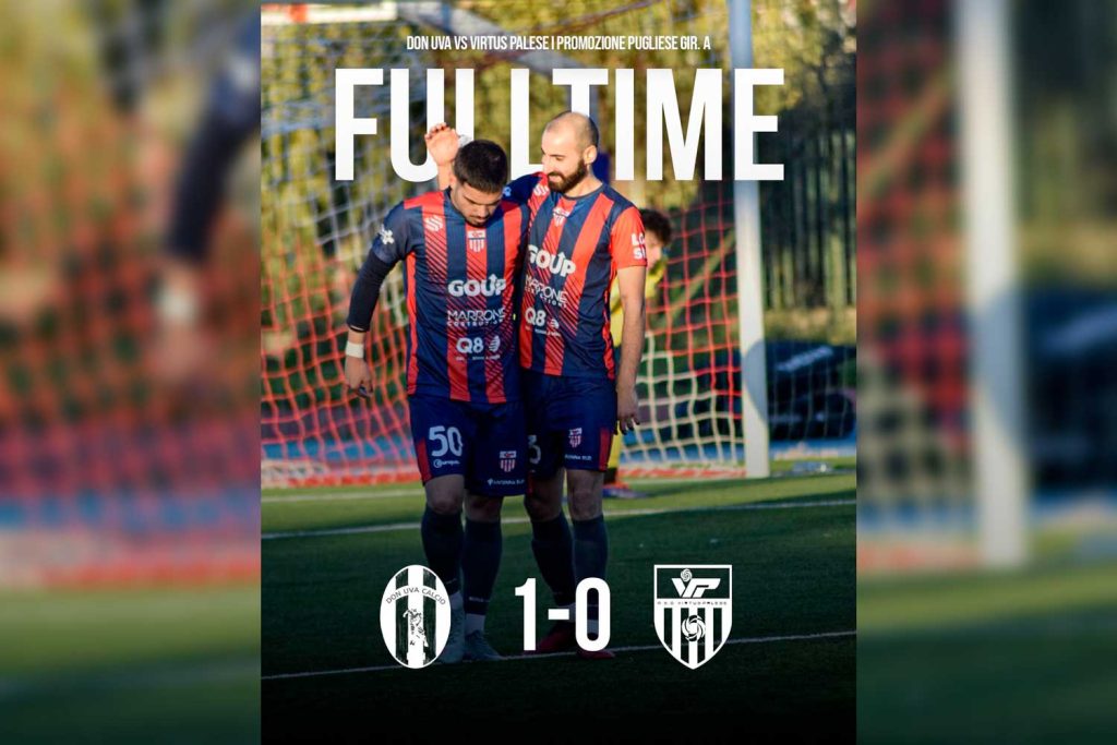 Don Uva-Virtus Palese, 14&ordf; giornata del girone A di Promozione Pugliese