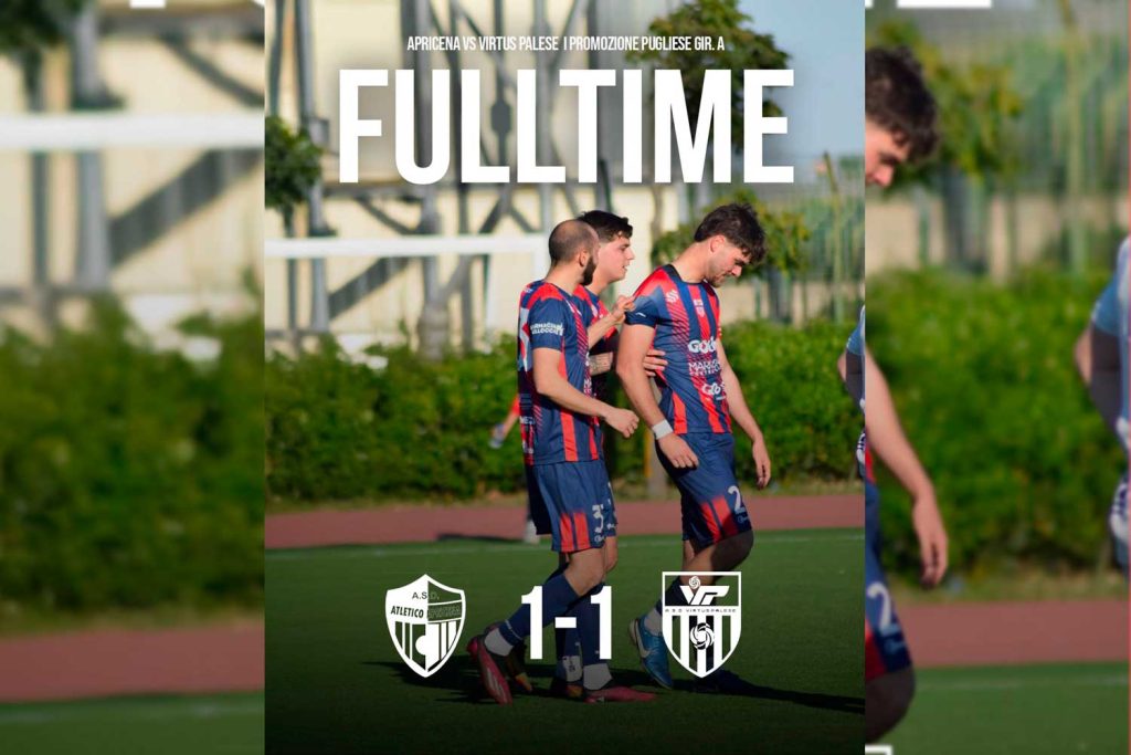 Atletico Apricena-Virtus Palese, la cronaca del match